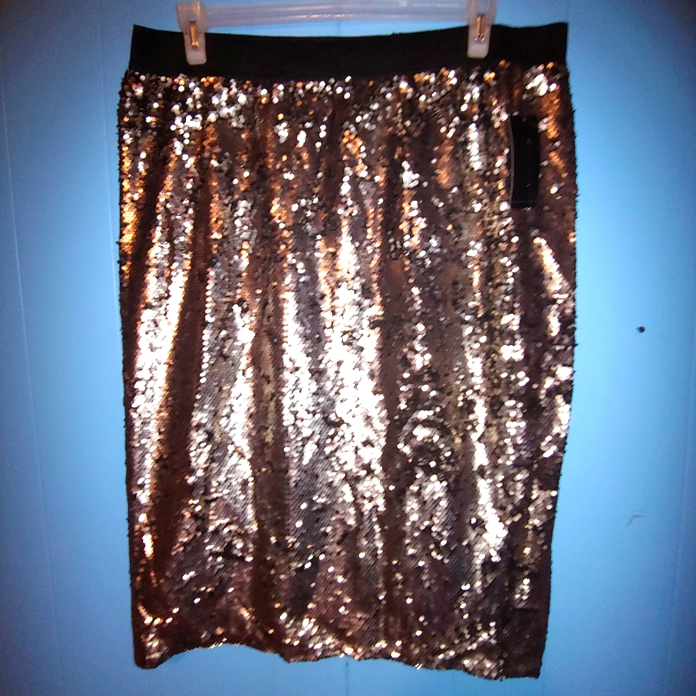 Sequin Scuba Skirt